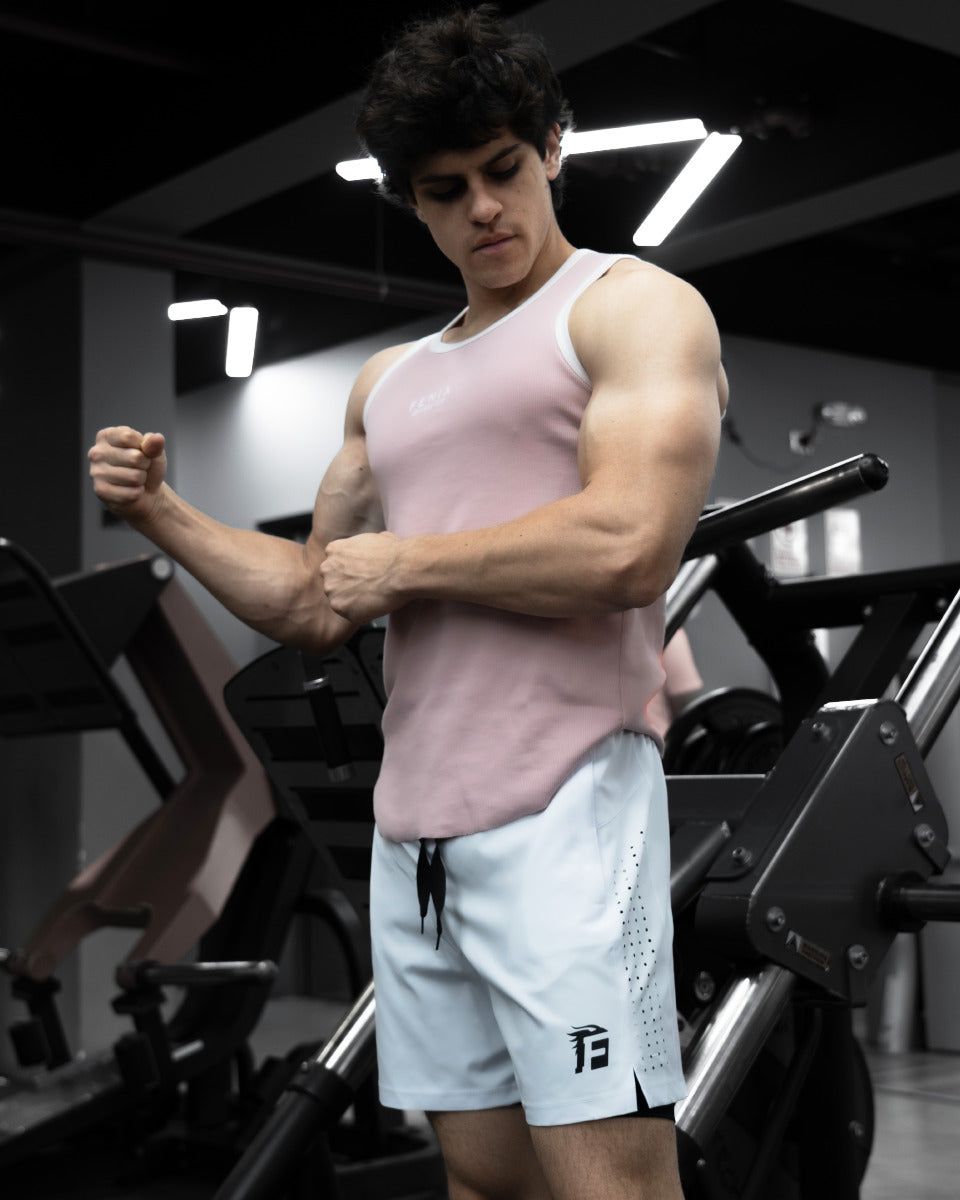 TACTICAL ACTIVE DRYFIT 2 IN 1 SHORT – WHITE