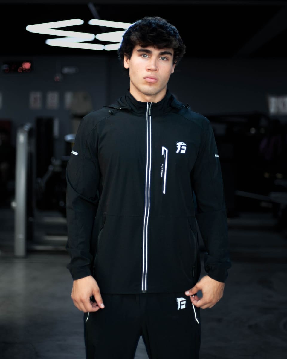 TACTICAL ZERO GRAVITY RUNNING JACKET - CARBON BLACK