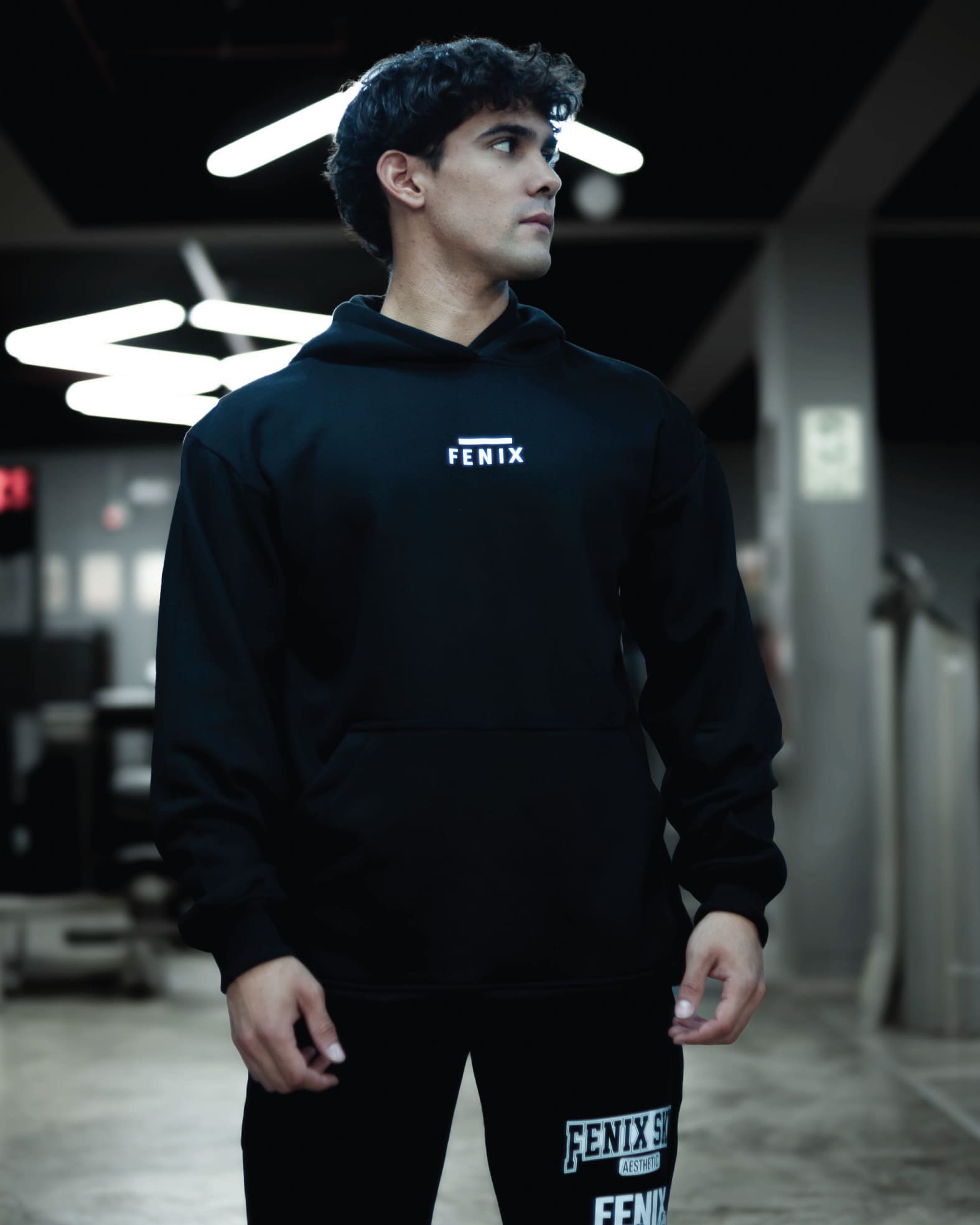 FROST MINIMAL HOODIE - BLACK