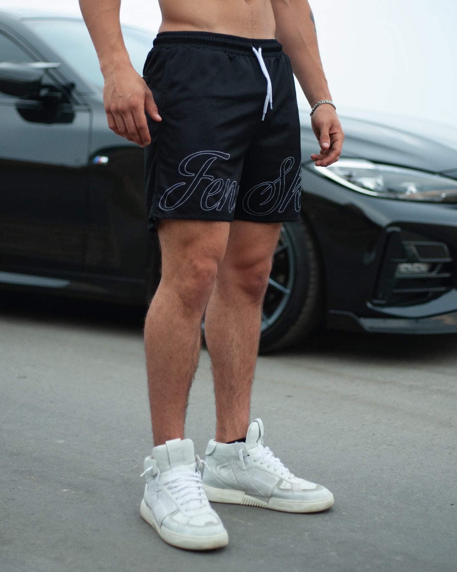 CALIFORNIA 5" INCH RAVE SHORTS - MINIMAL BLACK