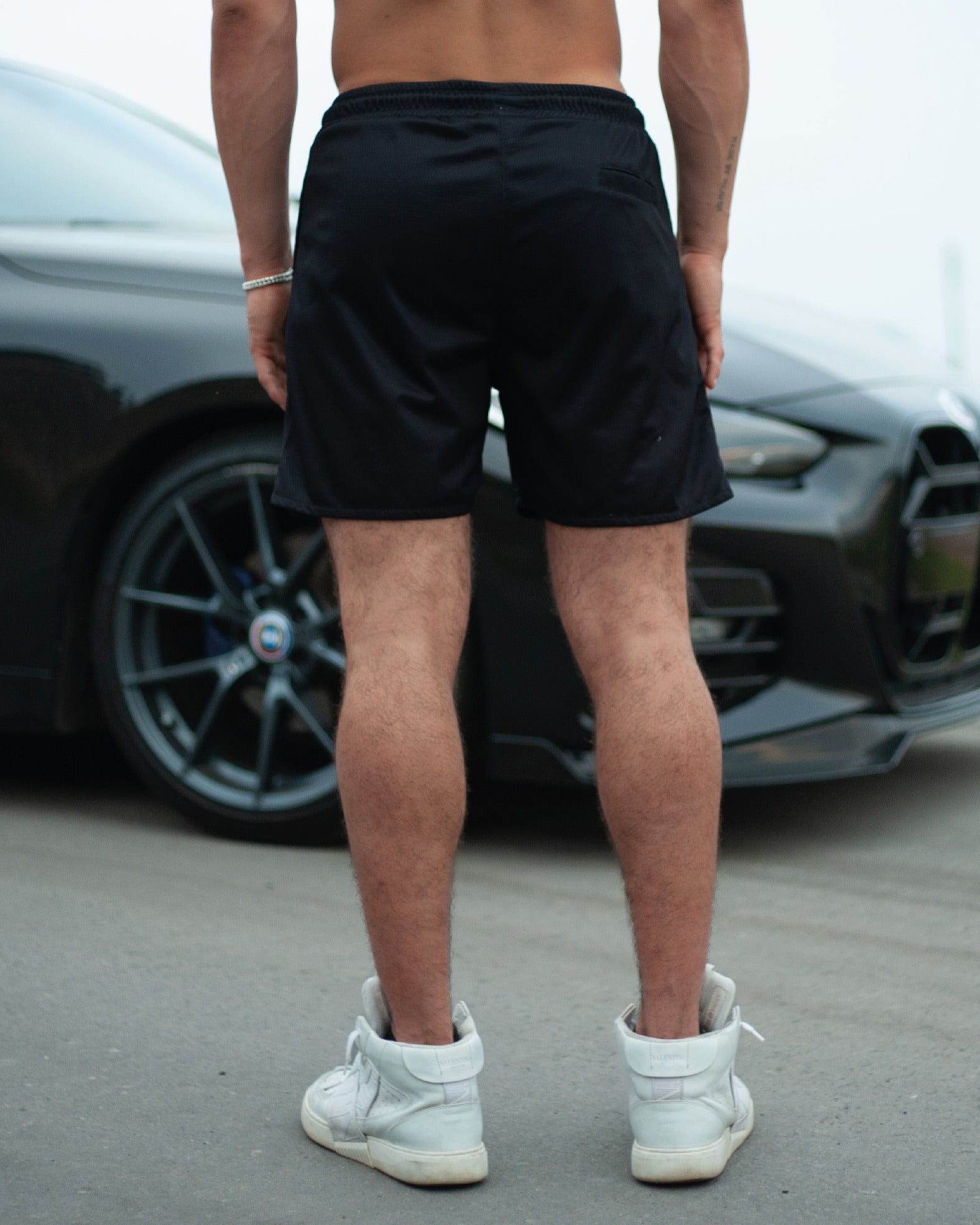 CALIFORNIA 5" INCH RAVE SHORTS - MINIMAL BLACK