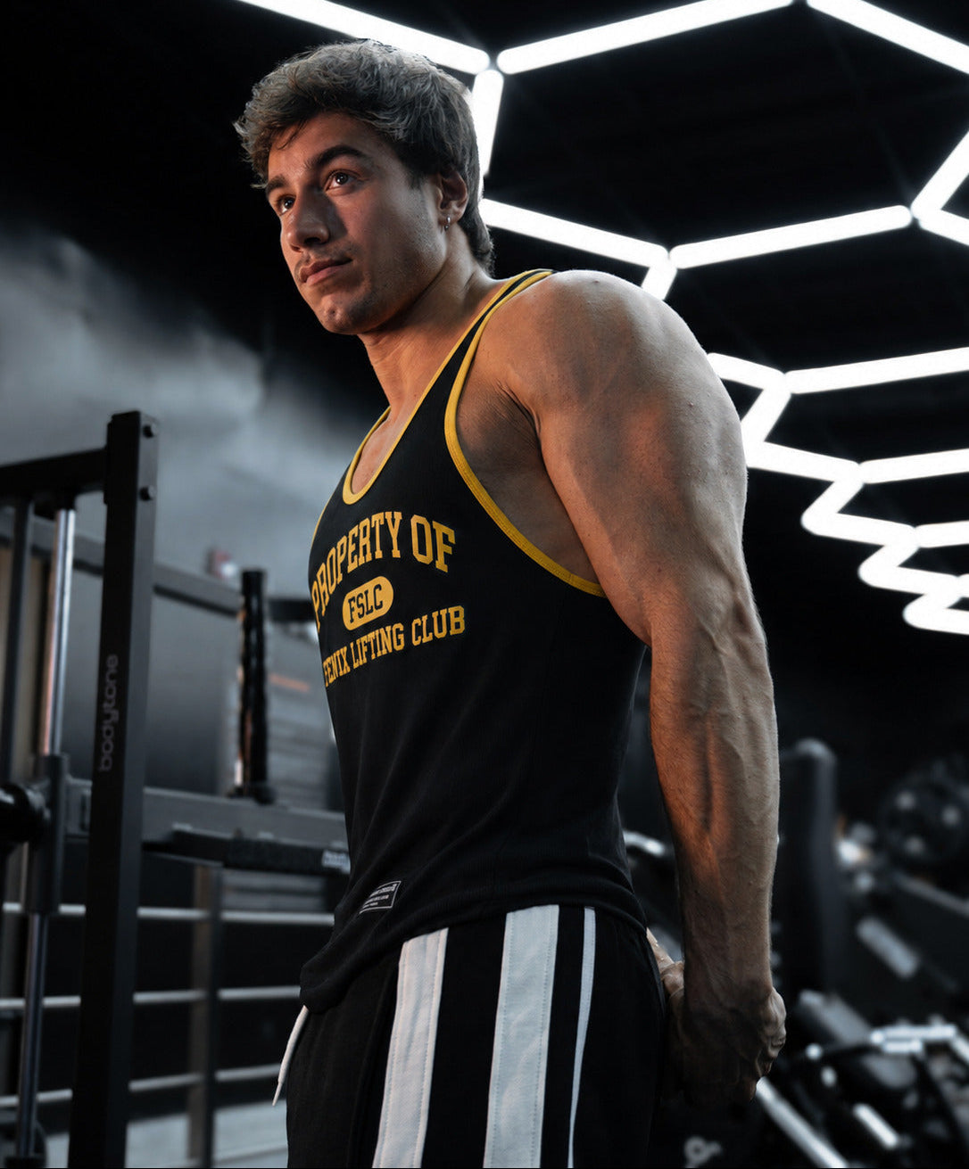 UNIVERSITY OLD SCHOOL STRINGER - BLACK