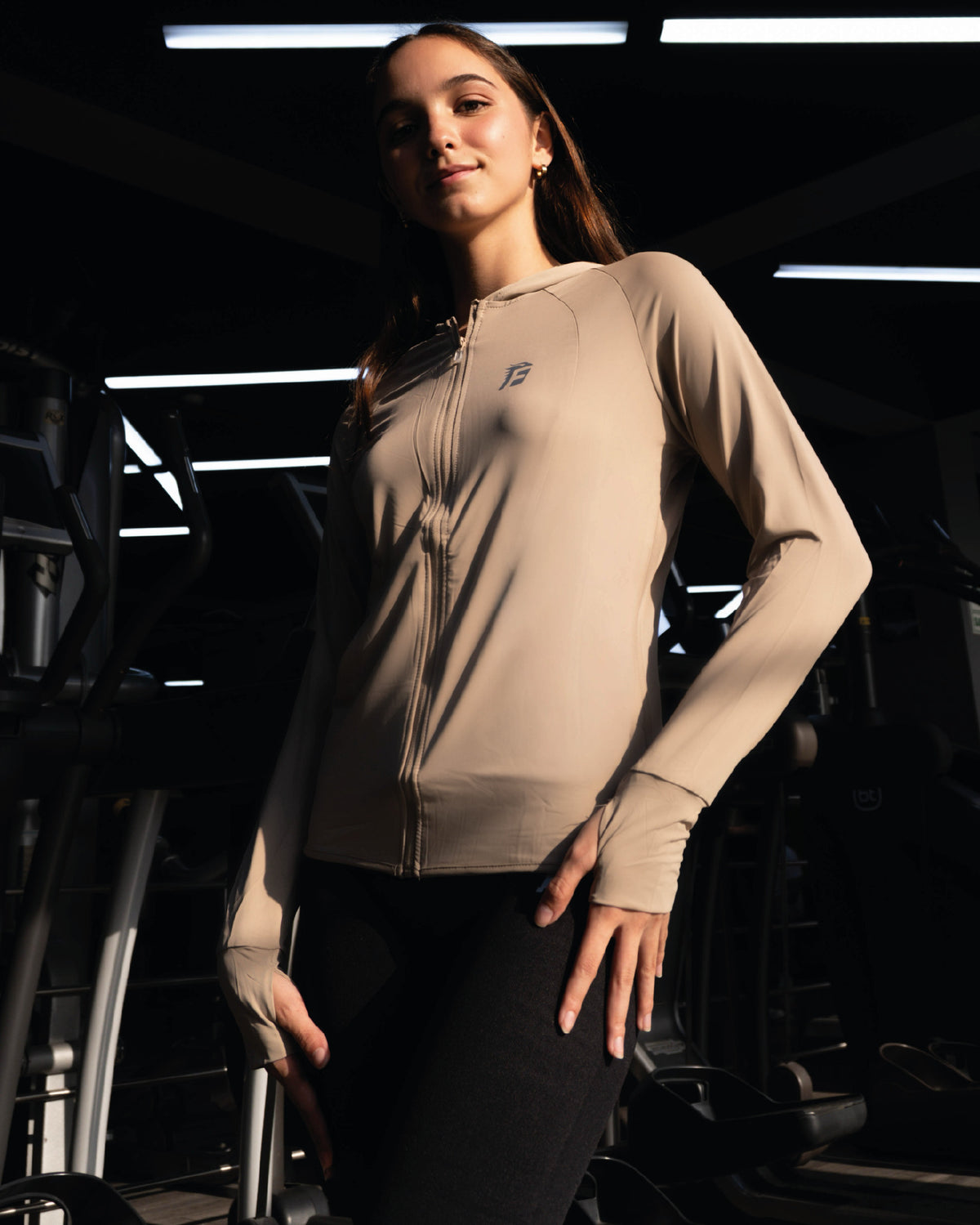 ACTIVE V2 SCULPT JACKET - BEIGE