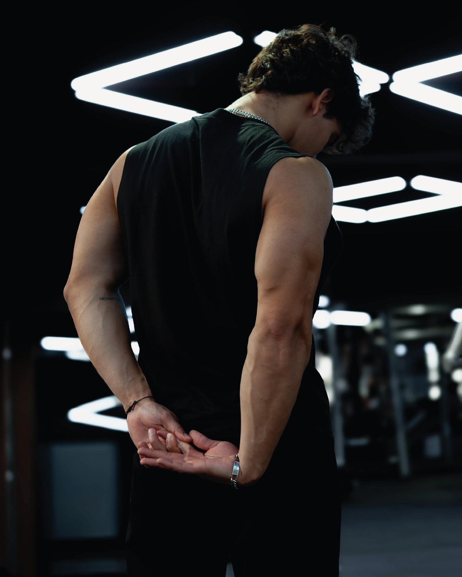 UNIVERSITY ATHLETIC PUMP TANK - BLACK
