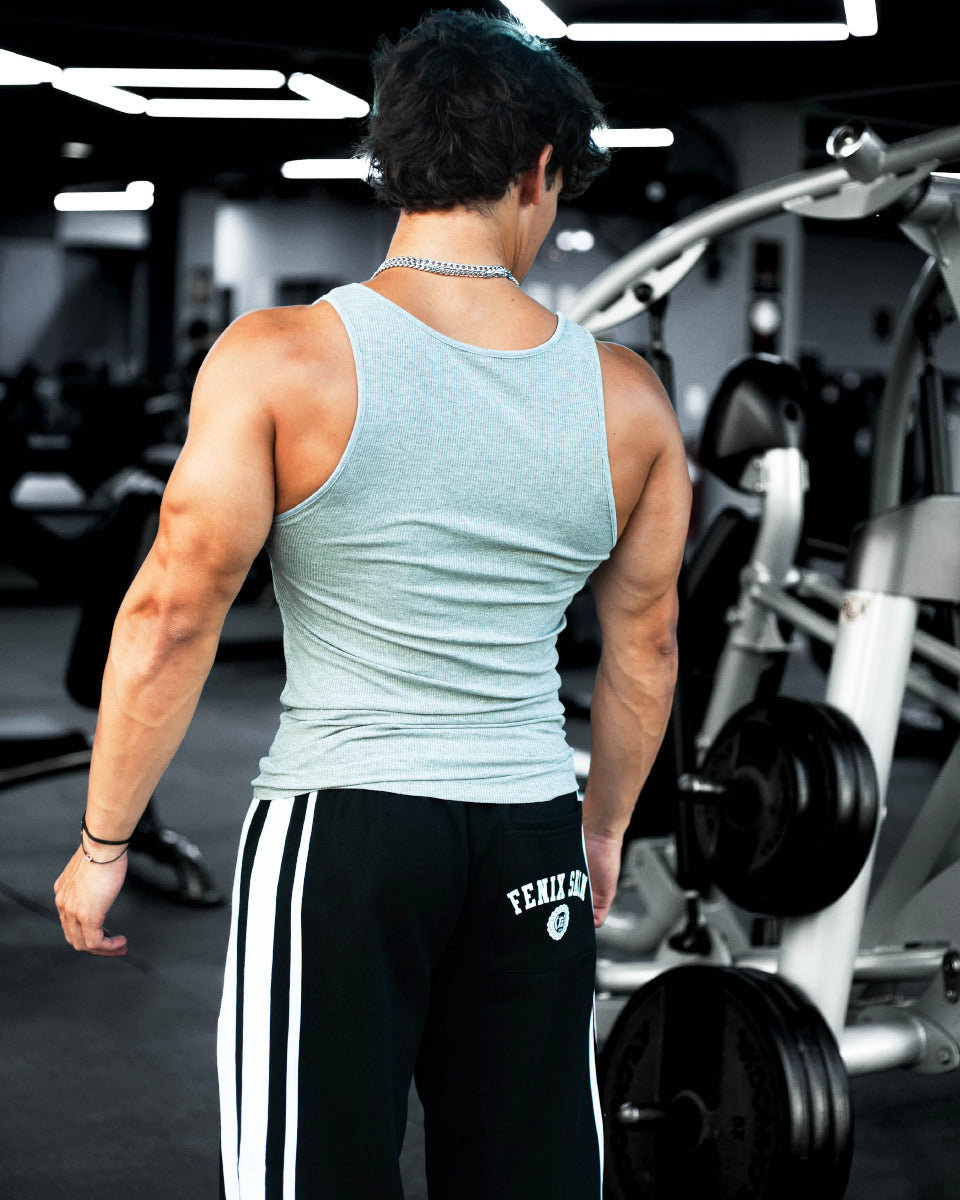 CALIFORNIA RIB TANK - GRAY