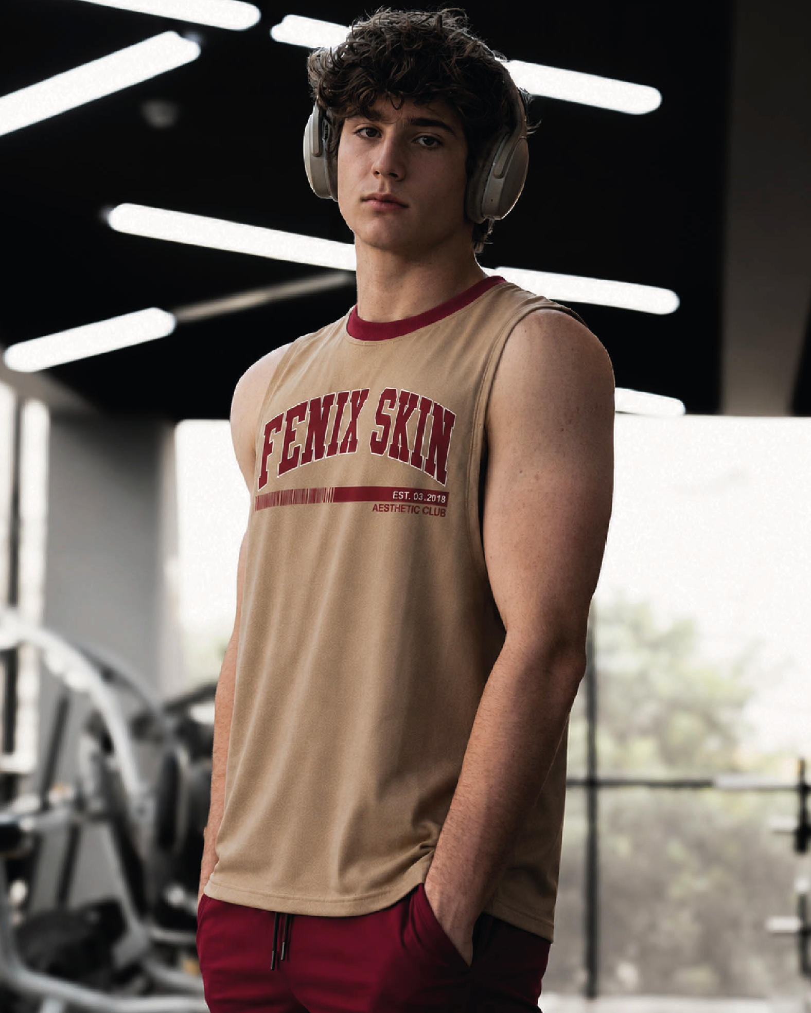 UNIVERSITY ATHLETIC CLUB PUMP TANK - NUDE
