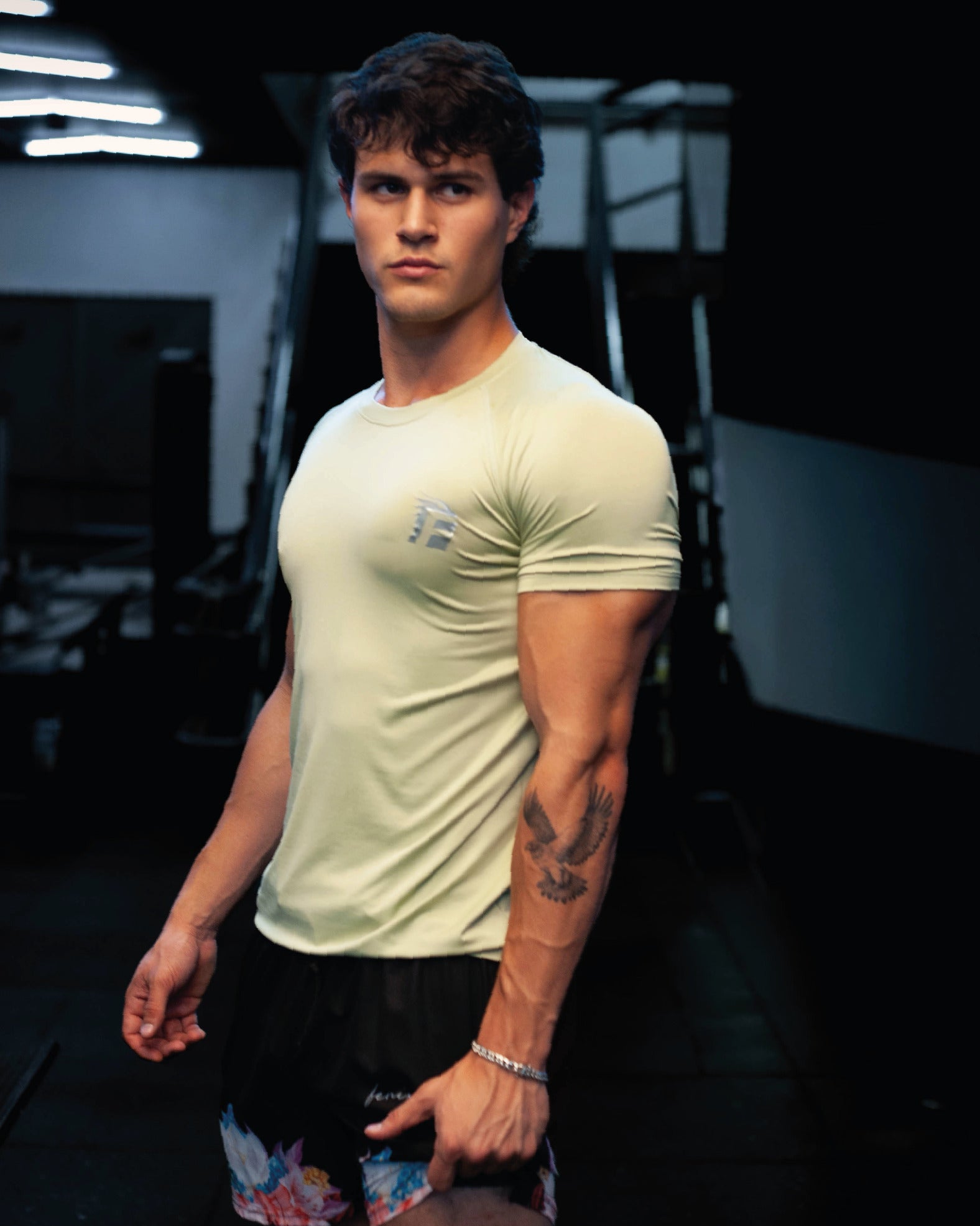ICONIC ELEMENTAL T-SHIRT – LIME GREEN