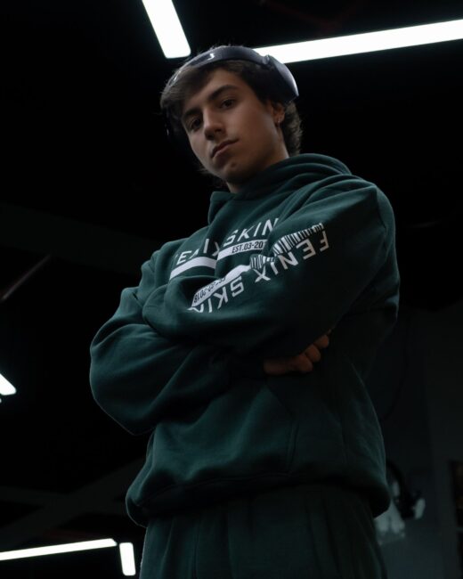 Barcode Hoodie - Sage Green