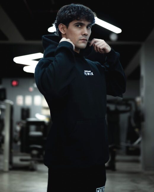 Frost Minimal Hoodie - Black