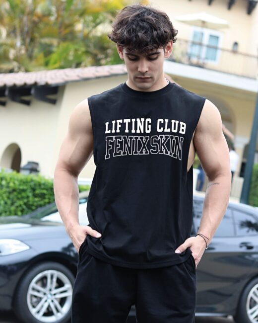 Aesthetic Club Pump Tank - Black