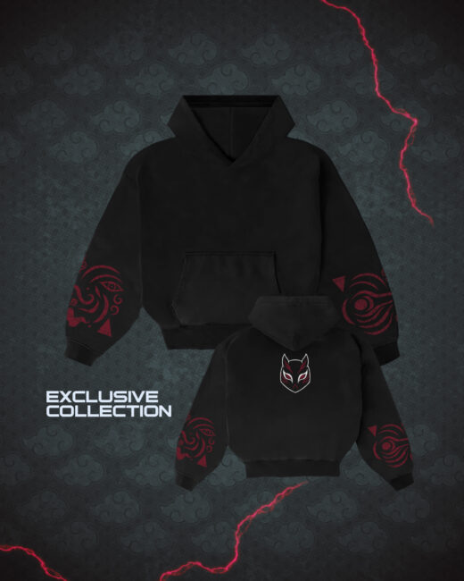 Naruto(R)Anbu V Hoodie - Black