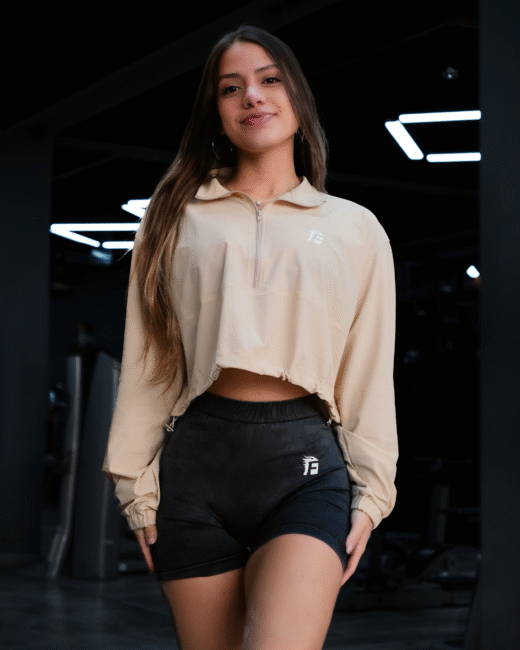 Yoga Windbreaker Jacket - Beige