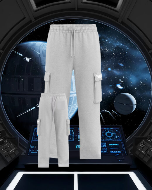 SW(R) REBEL ALLIANCE V1 - GRAY CARGO PANTS