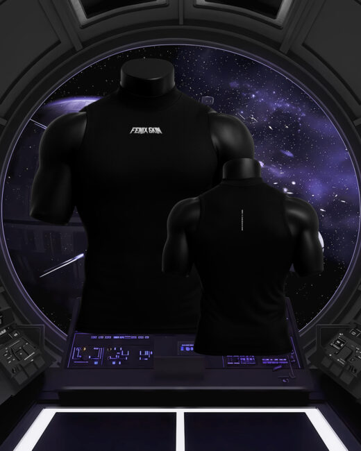 SW(R) SITH FORCE- BLACK COMPRESSION TANK