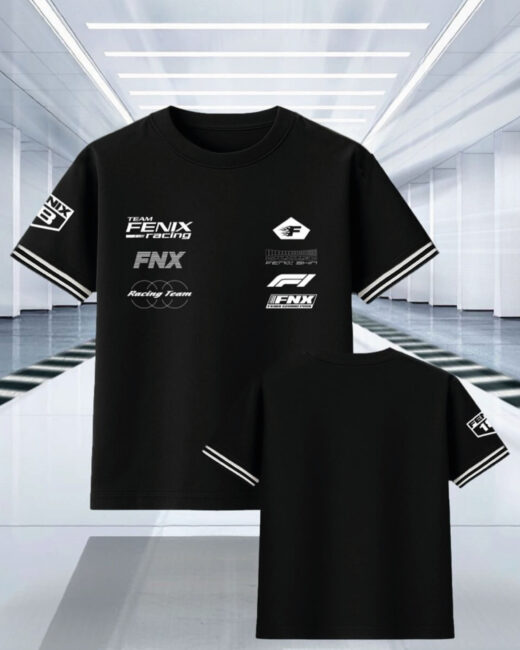 F1 Pilot T-Shirt  - Black