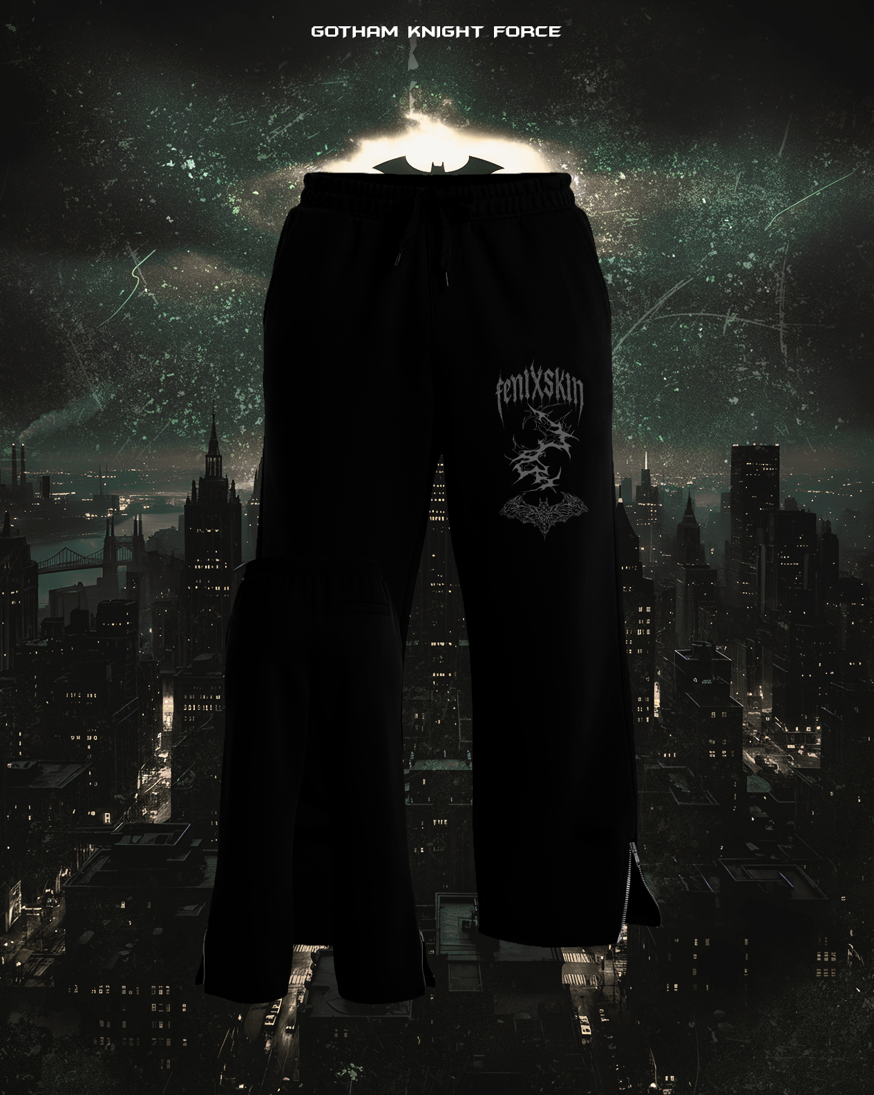 JoggerZipBaggyBatman-Black