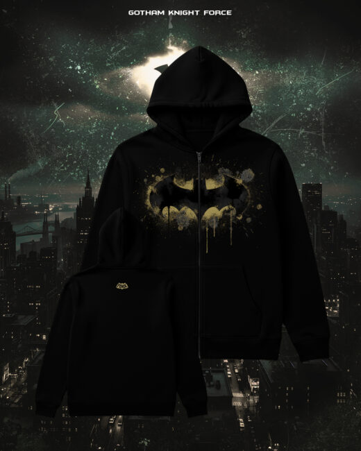 Gotham Alternative ZipHoodie - Black