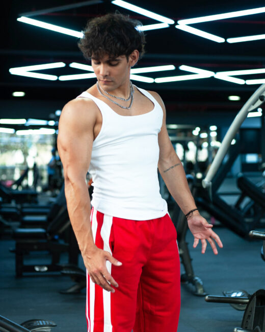 California Player Rib Tank Pack - White